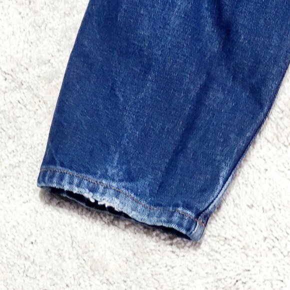 Guess Pascal 075 Jean Men 32x30 Blue Double Button Loose Tapered Vtg Made in USA - Picture 7 of 12